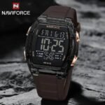Montre Homme NAVIFORCE Digitale 5ATM Alarme Chronomètre Chic