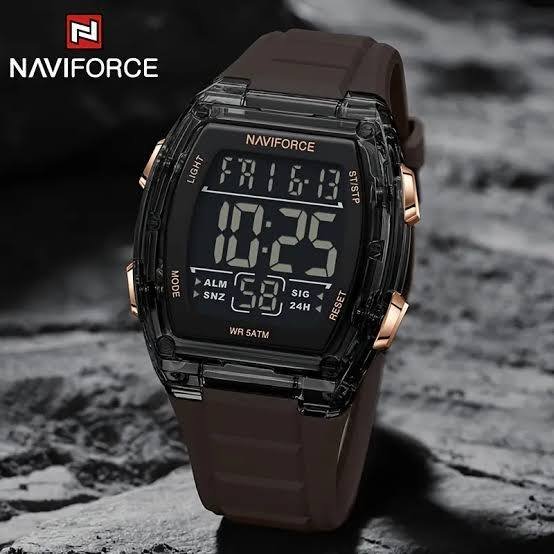 Montre Homme NAVIFORCE Digitale 5ATM Alarme Chronomètre Chic Montre Homme NAVIFORCE Digitale 5ATM Alarme Chronomètre Chic – Image 1