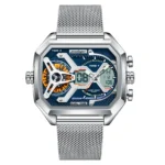 Montre Poedagar Dual Time Analogique Digitale 3 Bar